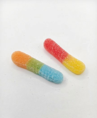 কাস্টম Caterpillar সফট ক্যান্ডি 20g*20pcs প্যাকেজ আকার স্বাস্থ্যকর গামি বিয়ার ফল স্ন্যাকস শিশুদের স্ন্যাকিং জন্য