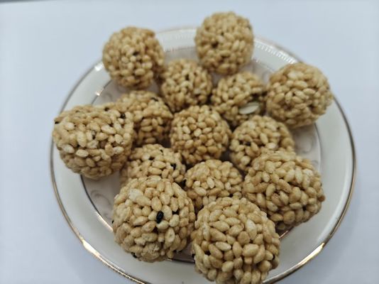 উচ্চ প্রোটিনযুক্ত বাদামের চালের বল বাল্ক প্যাকেজিং