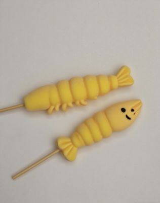 BBQ আকৃতির মার্শমেলো ক্যাম্পফায়ার S'mores ভ্যানিলার স্বাদ জেলাটিন ফ্রি পার্টি ট্রিটস