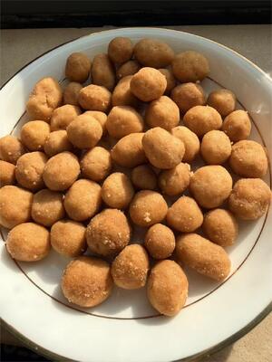 রাইটেড বেকড সোল্ট লেপযুক্ত বাদাম স্ন্যাকস পাইকারি বাল্ক প্যাকেজিং সয়া বিন বাদাম ক্র্যাকার