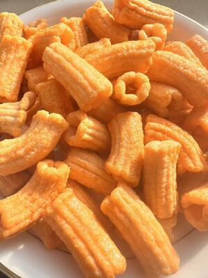 রাইস ক্র্যাকার মিষ্টি এবং মশলাদার স্বাদ স্বাদযুক্ত স্ন্যাক্স মিশ্রণ কোরিয়া জাতিগত স্ন্যাকস খাবারের বিভাগগুলির জন্য তৈরি রাইস কেক স্ট্রিপস