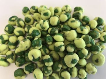 HALAL/BRC সার্টিফিকেশন সহ শুকনো ভাজা হলুদ ওয়াসাবি প্রলিপ্ত সবুজ মটর স্ন্যাক ক্রাঞ্চি এবং ক্রিস্পি নাট ফুড