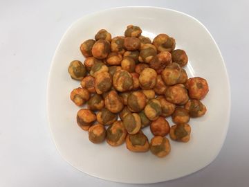 Vegan BRC Sriracha Flavour Coated Green Peas Snack OEM Hot Spicy Flavour Snacks Foods
