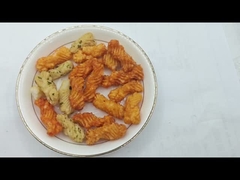 সামুদ্রিক রসুন এবং সয়া সস স্বাদ মিশ্রণ সঙ্গে মিশ্রিত রাইস ক্র্যাকার